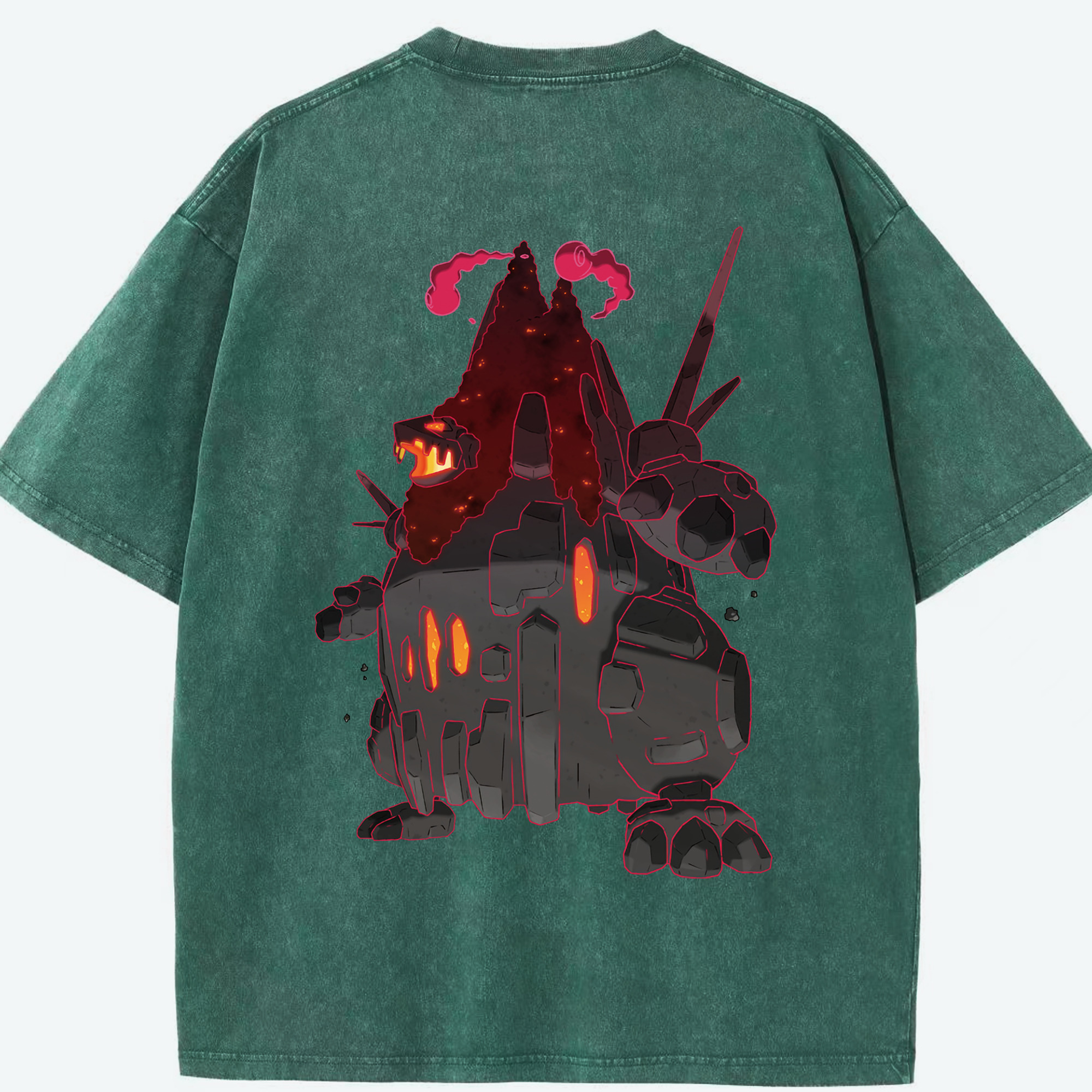 （画像用） ポケットモンスター Pokémon 綿100% ヴィンテージ風 半袖Tシャツ（背面プリント）